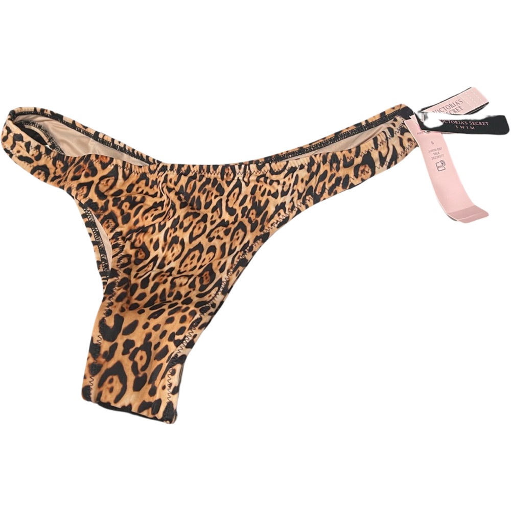 BNWT Victoria’s Secret Leopard Brazilian Bikini Bottoms Size small